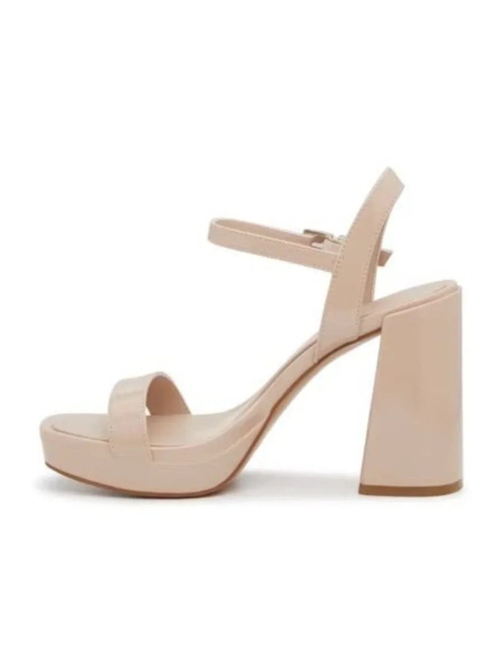 MIX NO 6 Sabria Blush Beige Platform Sandals Size 9.5 NEW NIB